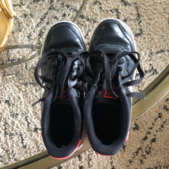 Black Nike Air Forces Size 4Y - Picture 2 of 7